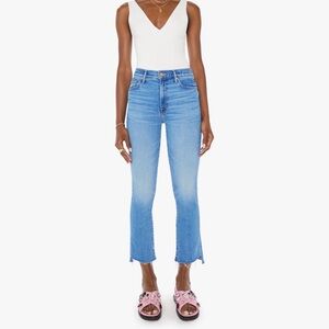 MOTHER insider crop step frat